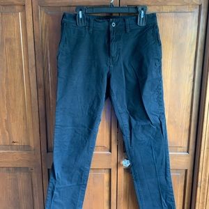 American Eagle Outfitters EUC Black Slim Fit Pants Size 30 x 32